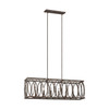 Visual Comfort Studio - F3224/6DA - Six Light Linear Chandelier - Patrice - Deep Abyss