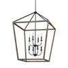 Visual Comfort Studio - F3194/8WOW/AF - Eight Light Chandelier - Gannet - Weathered Oak Wood / Antique Forged Iron