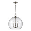Visual Comfort Studio - F3155/3SN - Three Light Pendant - Lawler - Satin Nickel