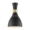 Visual Comfort Studio - EW1061MBK - One Light Wall Sconce - Joan - Midnight Black