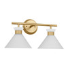 Visual Comfort Studio - DJV1012SB - Two Light Bath - Belcarra - Satin Brass
