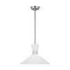Visual Comfort Studio - DJP1091BS - One Light Pendant - Belcarra - Brushed Steel