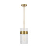 Visual Comfort Studio - CP1171BBS - One Light Pendant - Geneva - Burnished Brass