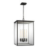Visual Comfort Studio - CO1164HTCP - Four Light Hanging Lantern - Freeport - Heritage Copper