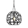 Visual Comfort Studio - AP1061MBK - One Light Pendant - Feccetta - Midnight Black