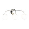 Visual Comfort Studio - AEV1013PN - Three Light Vanity - Galassia - Polished Nickel