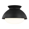 Visual Comfort Studio - AEF1001MBK - One Light Flush Mount - Lucerne - Midnight Black