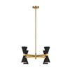 Visual Comfort Studio - AEC1078MBK - Eight Light Chandelier - Albertine - Midnight Black
