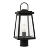 Visual Comfort Studio - 8248401EN3-12 - One Light Outdoor Post Lantern - Founders - Black