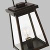 Visual Comfort Studio - 8248401-71 - One Light Outdoor Post Lantern - Founders - Antique Bronze