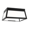 Visual Comfort Studio - 7848402EN3-12 - Two Light Outdoor Flush Mount - Founders - Black