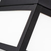 Visual Comfort Studio - 7848402-12 - Two Light Outdoor Flush Mount - Founders - Black