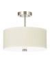 Visual Comfort Studio - 77262EN3-962 - Two Light Semi-Flush Convertible Pendant - Dayna Shade Pendants - Brushed Nickel