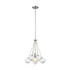 Visual Comfort Studio - 6514301-962 - One Light Pendant - Bronzeville - Brushed Nickel