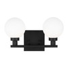Visual Comfort Studio - 4461602-112 - Two Light Bath Vanity - Clybourn - Midnight Black