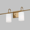 Visual Comfort Studio - 4457104EN3-848 - LED Bath Wall Sconce - Oak Moore - Satin Brass
