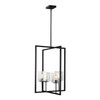 Generation Lighting. - 5341504-112 - Four Light Hall / Foyer - Mitte - Midnight Black
