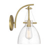 Savoy House - 9-7005-1-322 - One Light Wall Sconce - Foster - Warm Brass