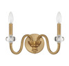 Savoy House - 9-5800-2-322 - Two Light Wall Sconce - Bergdorf - Warm Brass