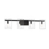 Savoy House - 8-8204-4-BK - Four Light Bathroom Vanity - Genry - Matte Black