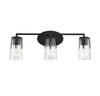 Savoy House - 8-7045-3-BK - Three Light Bath Bar - Sacremento - Black