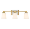 Savoy House - 8-6901-3-322 - Three Light Bathroom Vanity - Darby - Warm Brass