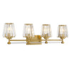 Savoy House - 8-6001-4-322 - Four Light Bathroom Vanity - Garnet - Warm Brass