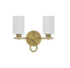 Savoy House - 8-530-2-322 - Two Light Bath Bar - Woodbury - Warm Brass