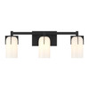 Savoy House - 8-4128-3-BK - Three Light Bathroom Vanity - Caldwell - Matte Black