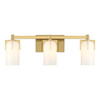 Savoy House - 8-4128-3-322 - Three Light Bathroom Vanity - Caldwell - Warm Brass