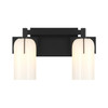 Savoy House - 8-4128-2-BK - Two Light Bathroom Vanity - Caldwell - Matte Black