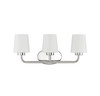 Savoy House - 8-4090-3-109 - Three Light Bath Bar - Capra - Polished Nickel