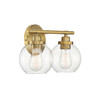 Savoy House - 8-4050-2-322 - Two Light Bath Bar - Carson - Warm Brass