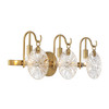 Savoy House - 8-3981-3-322 - Three Light Bathroom Vanity - Addison - Warm Brass