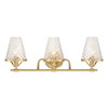 Savoy House - 8-3596-3-322 - Three Light Bathroom Vanity - Candler - Warm Brass