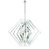 Eurofase - 31888-011 - Ten Light Chandelier - Downtown - Chrome