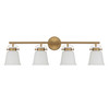 Savoy House - 8-1627-4-322 - Four Light Bathroom Vanity - Kaden - Warm Brass