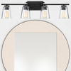 Savoy House - 8-1020-4-BK - Four Light Bath Bar - Calhoun - Black
