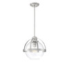 Savoy House - 7-7201-1-SN - One Light Pendant - Pendleton - Satin Nickel