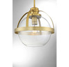 Savoy House - 7-7201-1-322 - One Light Pendant - Pendleton - Warm Brass