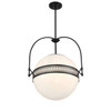 Savoy House - 7-6407-3-89 - Three Light Pendant - Thornhill - Matte Black