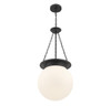 Savoy House - 7-3901-3-89 - Three Light Pendant - Manor - Matte Black