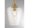Savoy House - 7-3390-1-322 - One Light Pendant - Carlton - Warm Brass