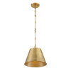 Savoy House - 7-232-1-322 - One Light Pendant - Alden - Warm Brass