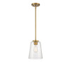 Savoy House - 7-1027-1-322 - One Light Mini-Pendant - Calhoun - Warm Brass