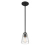 Savoy House - 7-1026-1-89 - One Light Mini-Pendant - Calhoun - Matte Black