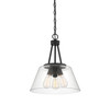 Savoy House - 7-1025-3-89 - Three Light Pendant - Calhoun - Matte Black