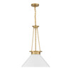 Savoy House - 7-1011-1-322 - One Light Pendant - Myers - Warm Brass