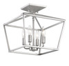 Savoy House - 6-328-4-SN - Four Light Semi-Flush Mount - Townsend - Satin Nickel