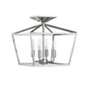 Savoy House - 6-328-4-109 - Four Light Semi-Flush Mount - Townsend - Polished Nickel
